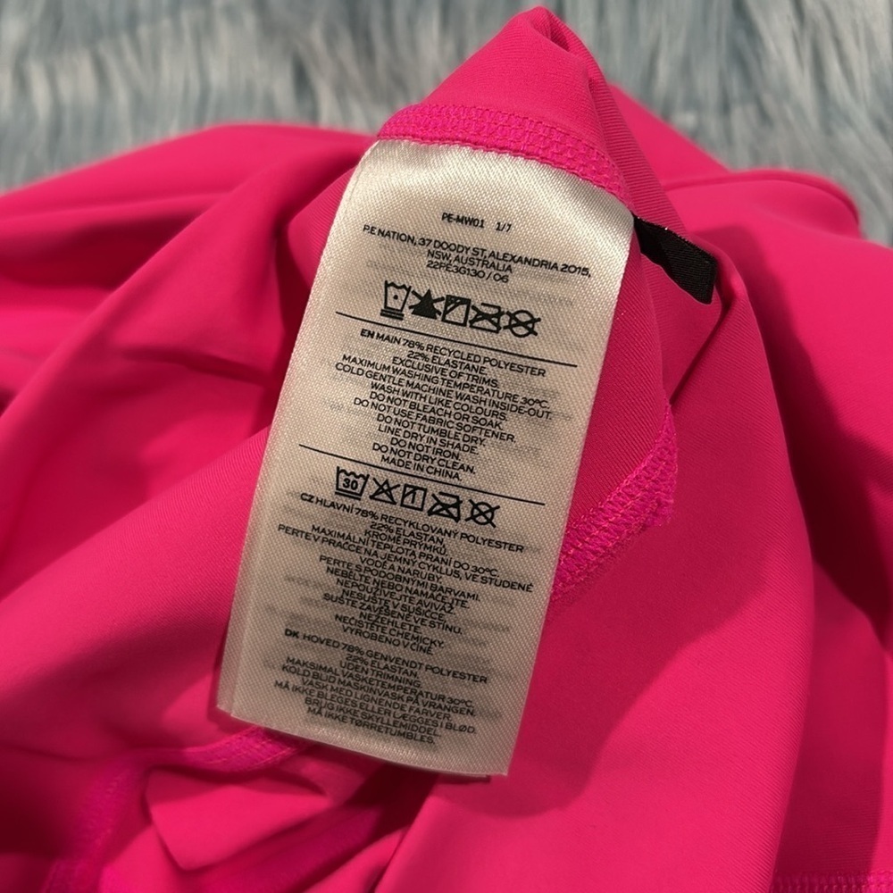 P.E NATION AMPLIFY High Rise LEGGING Pink Glo - Picture 5 of 10